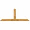 Ekena Millwork Portland Rough Sawn Timber Gable Bracket, Western Red Cedar, 84"W x 35"H x 2"D x 6"F, 10/12 Pitch GBW084X35X0206POR00RWR - alternate 1